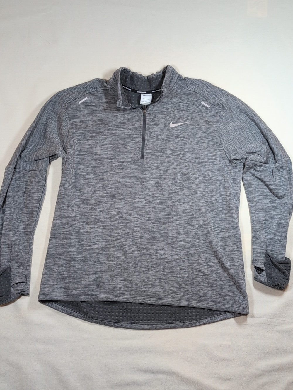 Nike Men’s Gray Heather Half-Zip Performance Jacket
